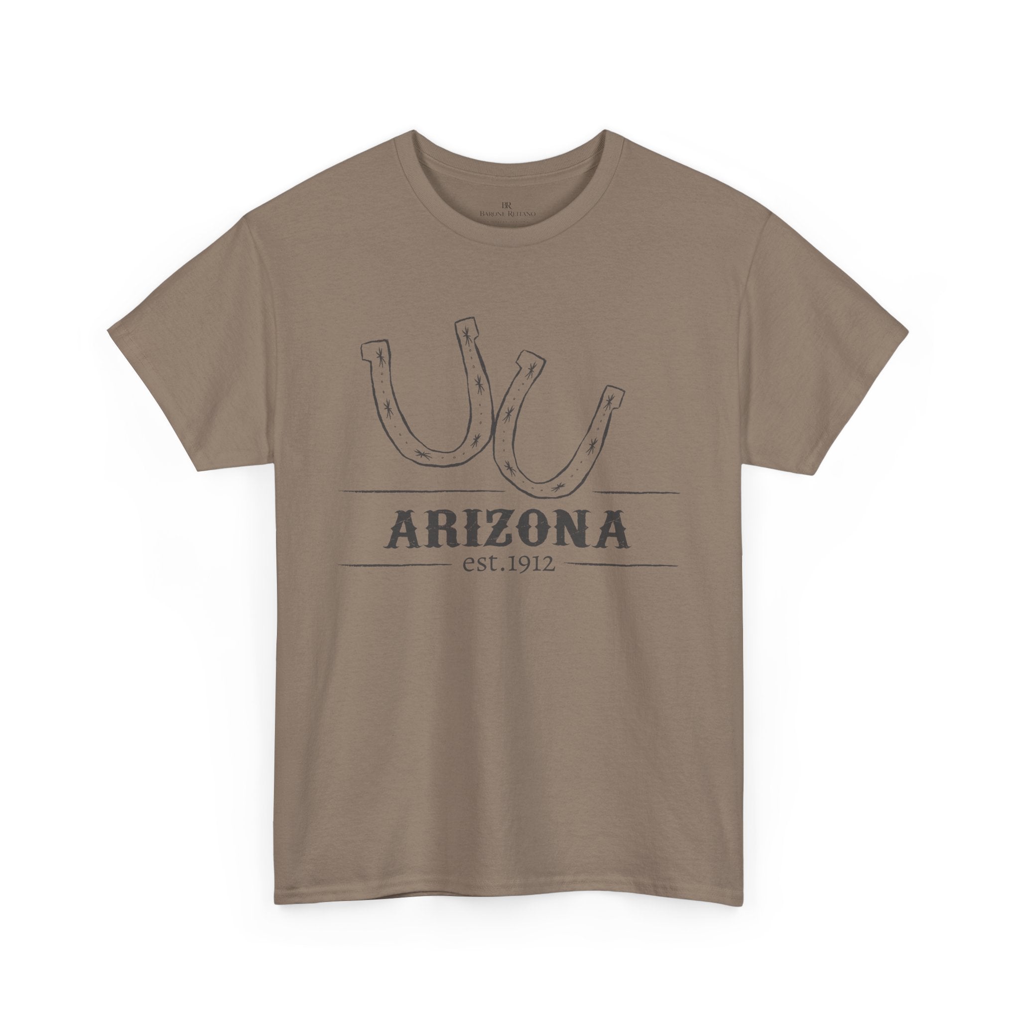 Arizona Western T Shirt Horseshoe Graphic Tee Cowboy Desert Style Shirt Vintage Southwest Gift