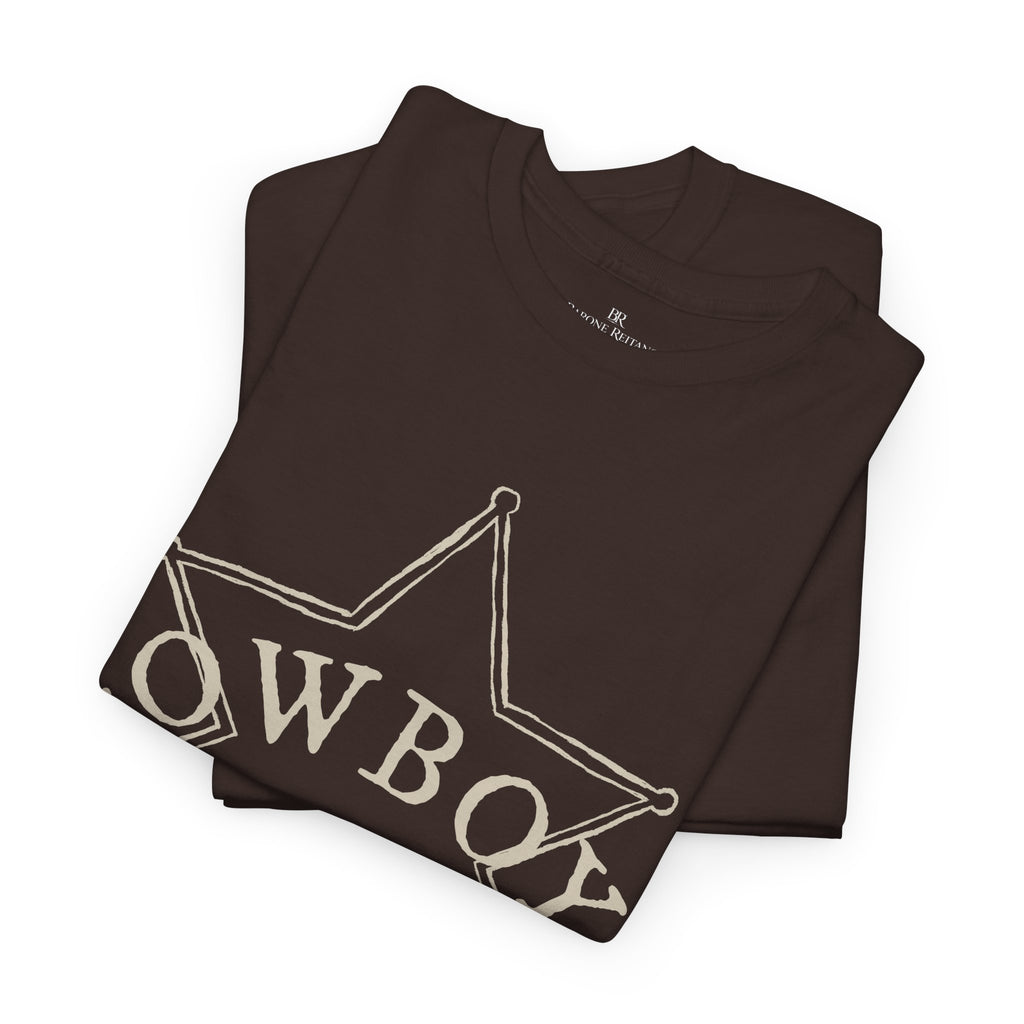 Cowboys Wyoming Sheriff Star T-Shirt — Vintage Western Tee