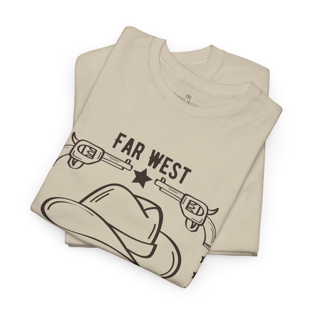 Far West Cowboy Hat Tee  Western Graphic T-Shirt