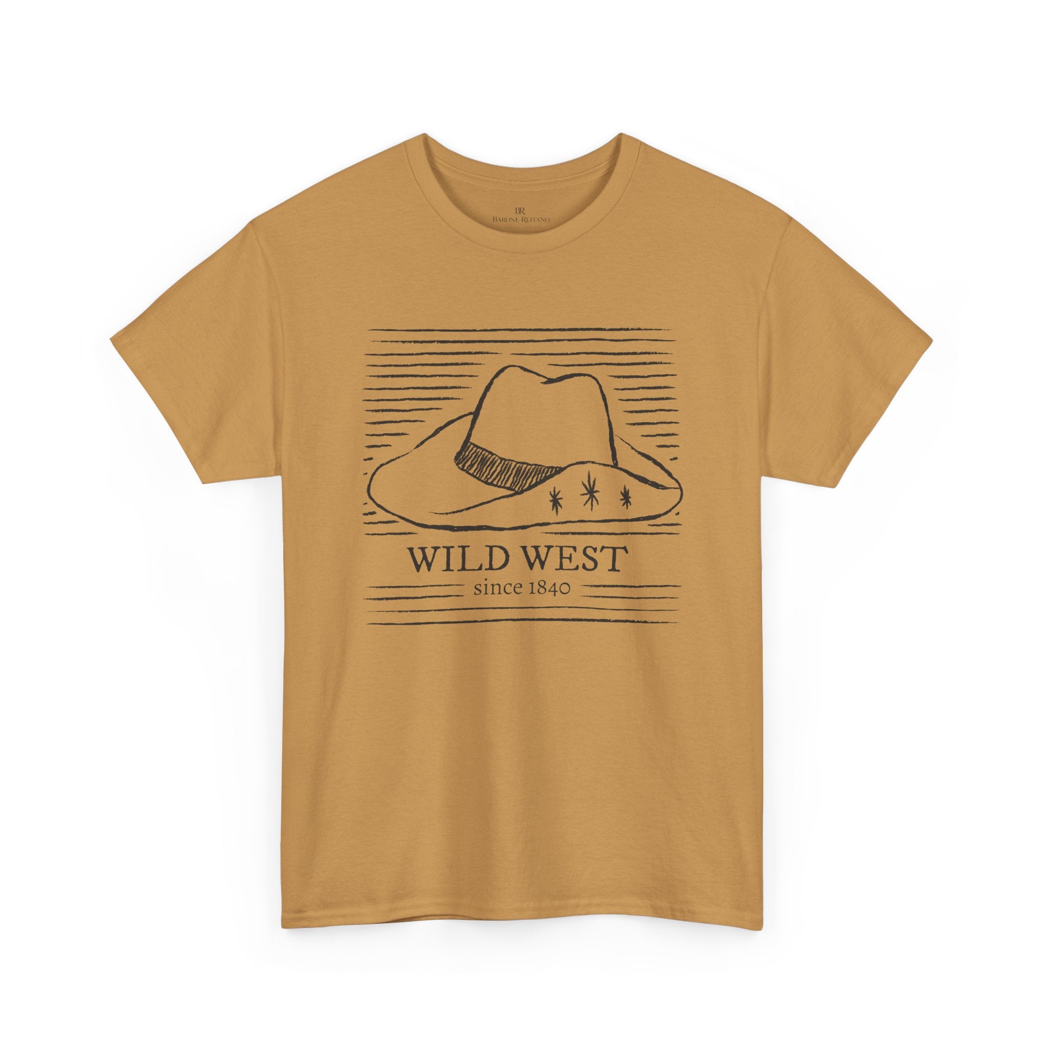 Wild West Shop Hat Tee  Vintage Western Cowboy Graphic T-Shirt