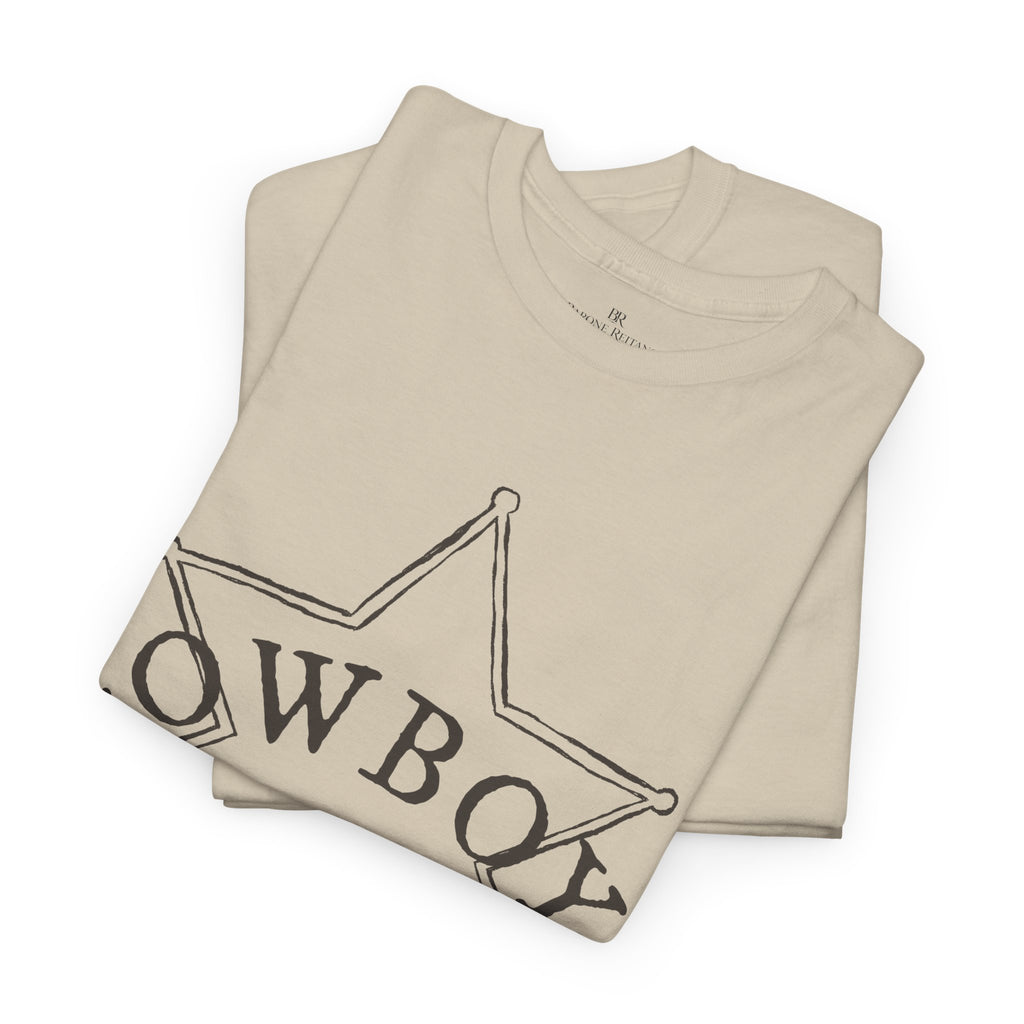 Cowboys Wyoming Sheriff Star T-Shirt — Vintage Western Tee