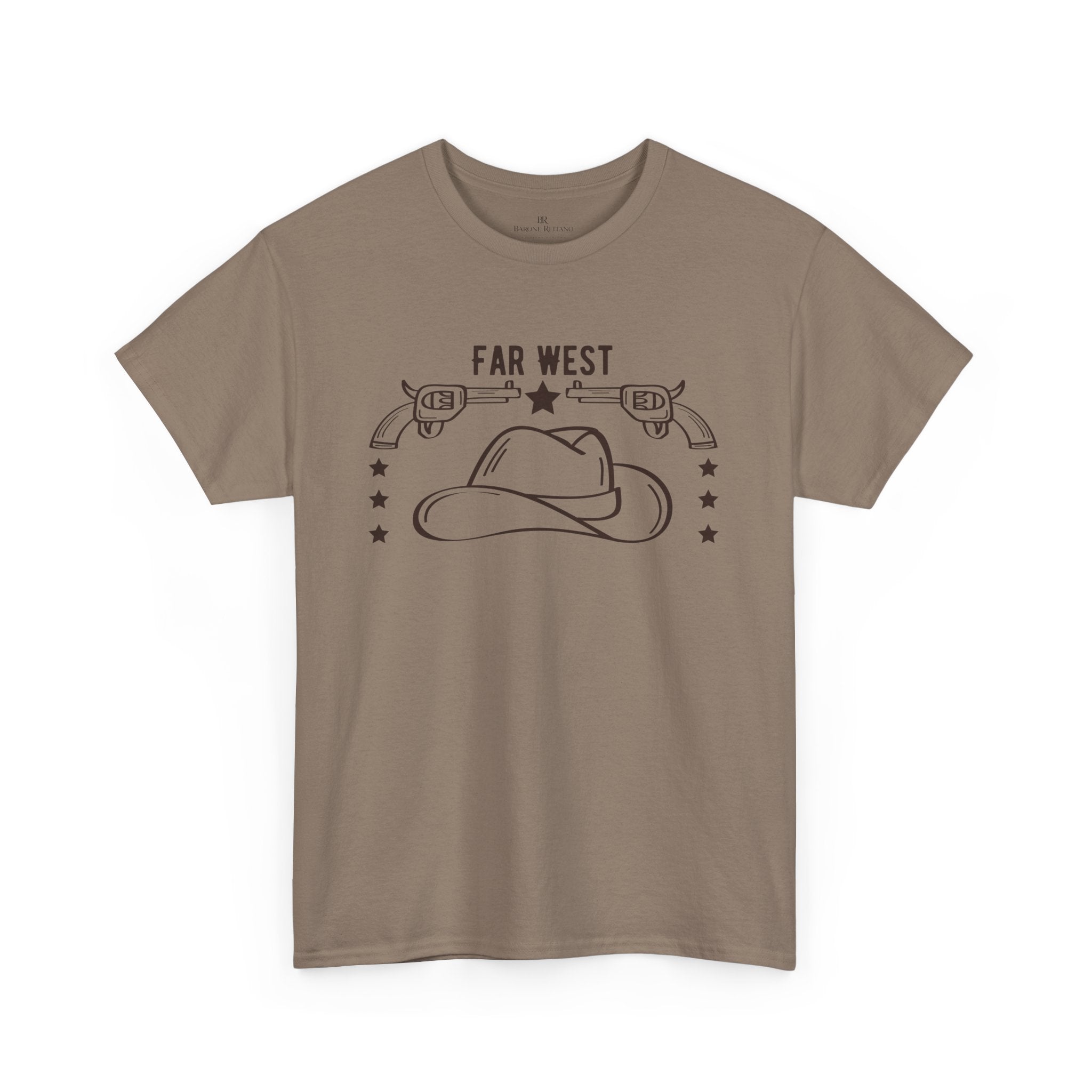 Far West Cowboy Hat Tee  Western Graphic T-Shirt