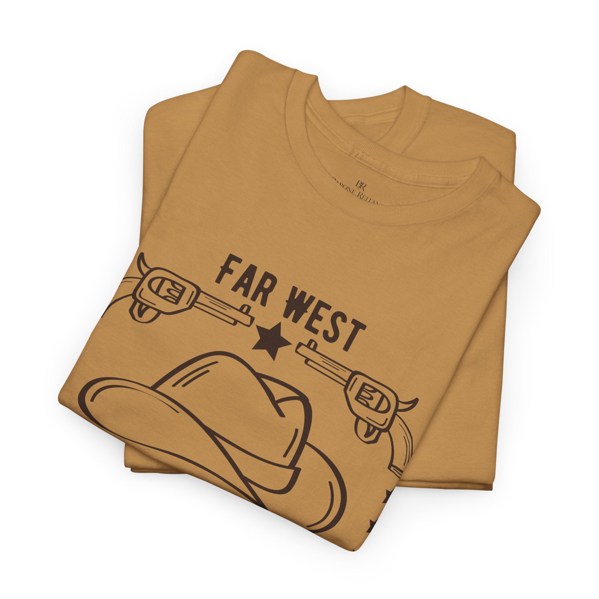 Far West Cowboy Hat Tee  Western Graphic T-Shirt