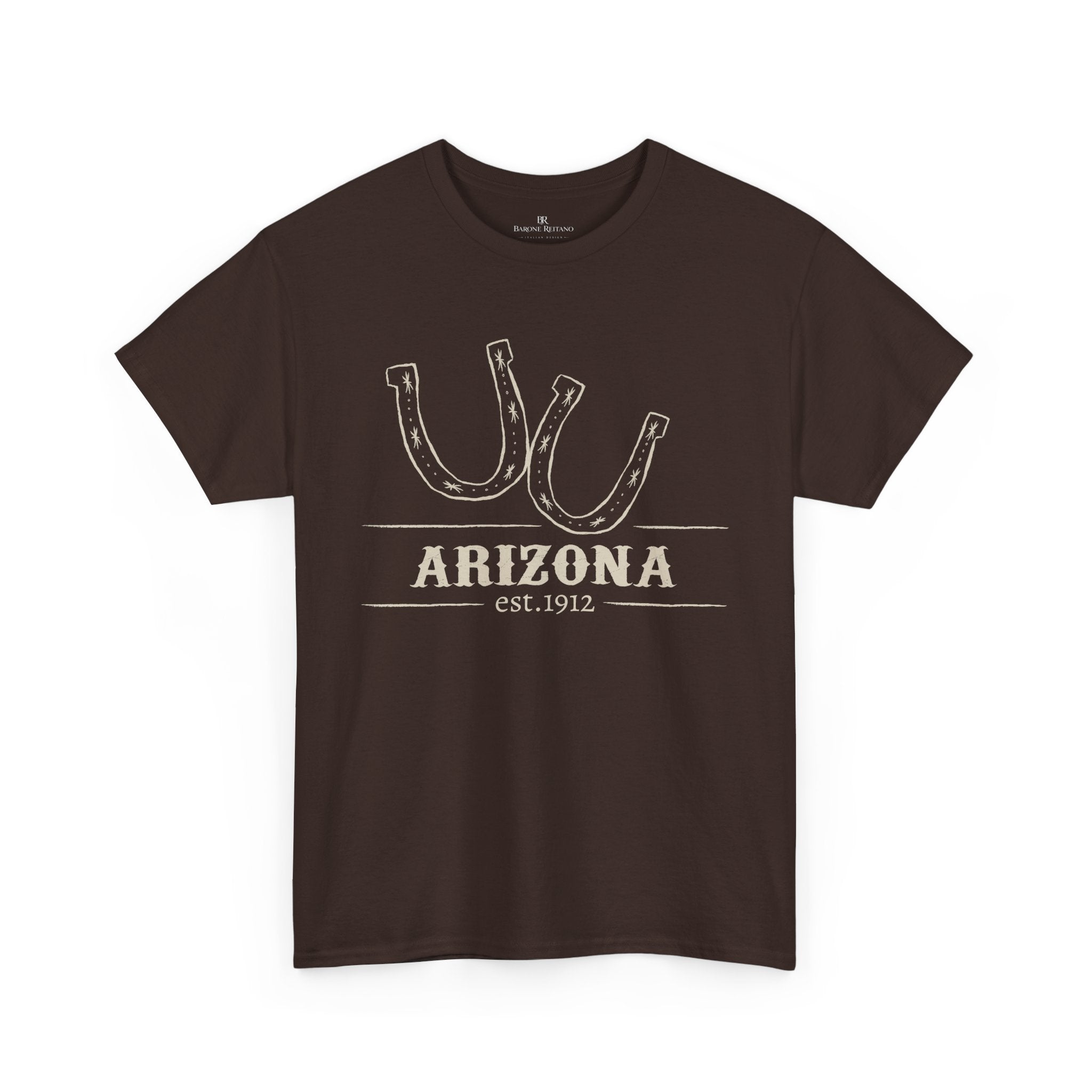 Arizona Western T Shirt Horseshoe Graphic Tee Cowboy Desert Style Shirt Vintage Southwest Gift