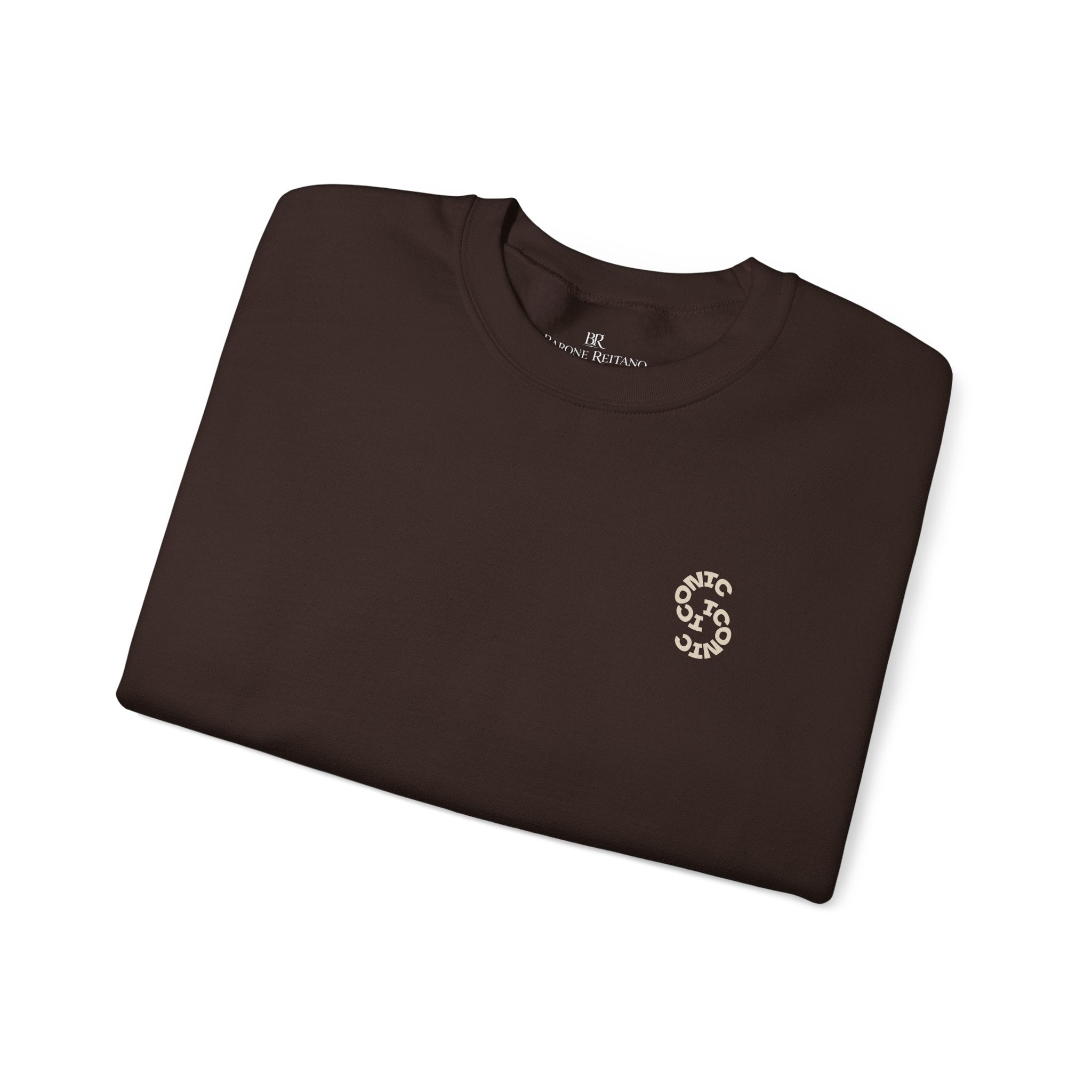 Minimalist Monogram 'Iconic' Crewneck Sweatshirt