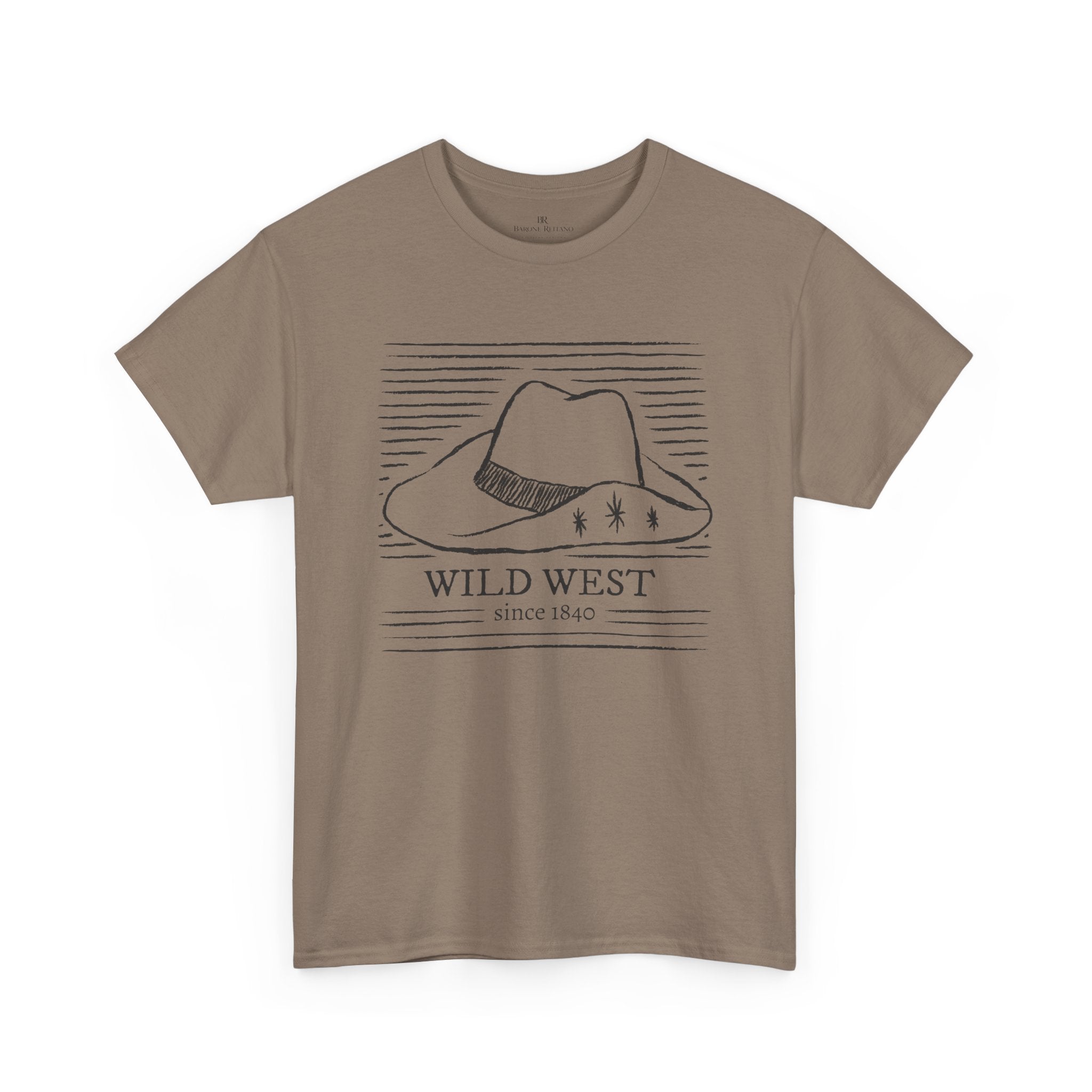 Wild West Shop Hat Tee  Vintage Western Cowboy Graphic T-Shirt