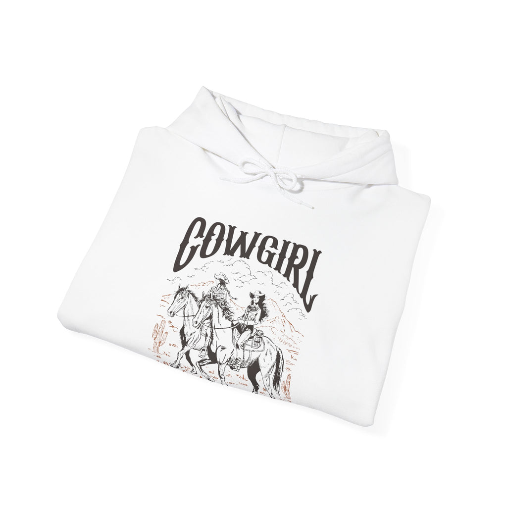 Cowgirl Horse Hoodie  Vintage Western Graphic Sweatshirt