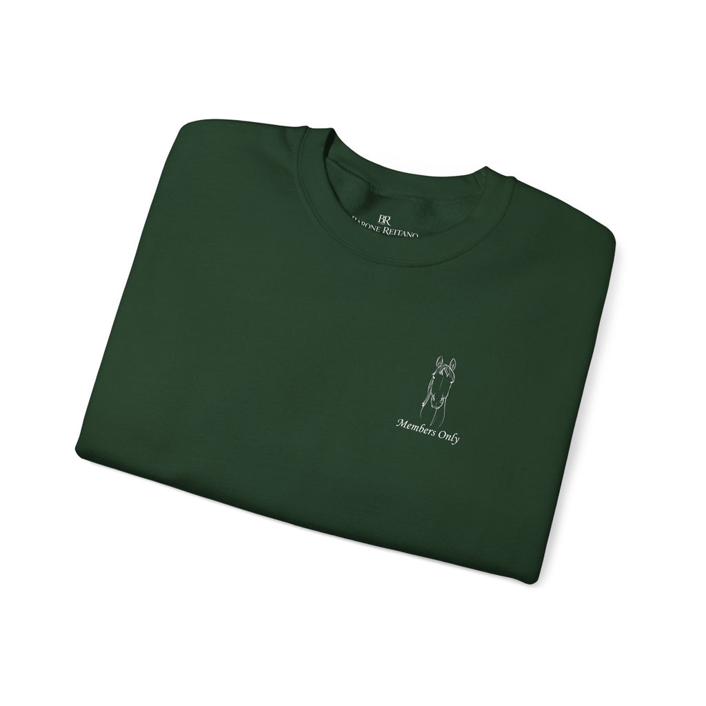 Minimalist 'Meowtain Climb' Crewneck Sweatshirt