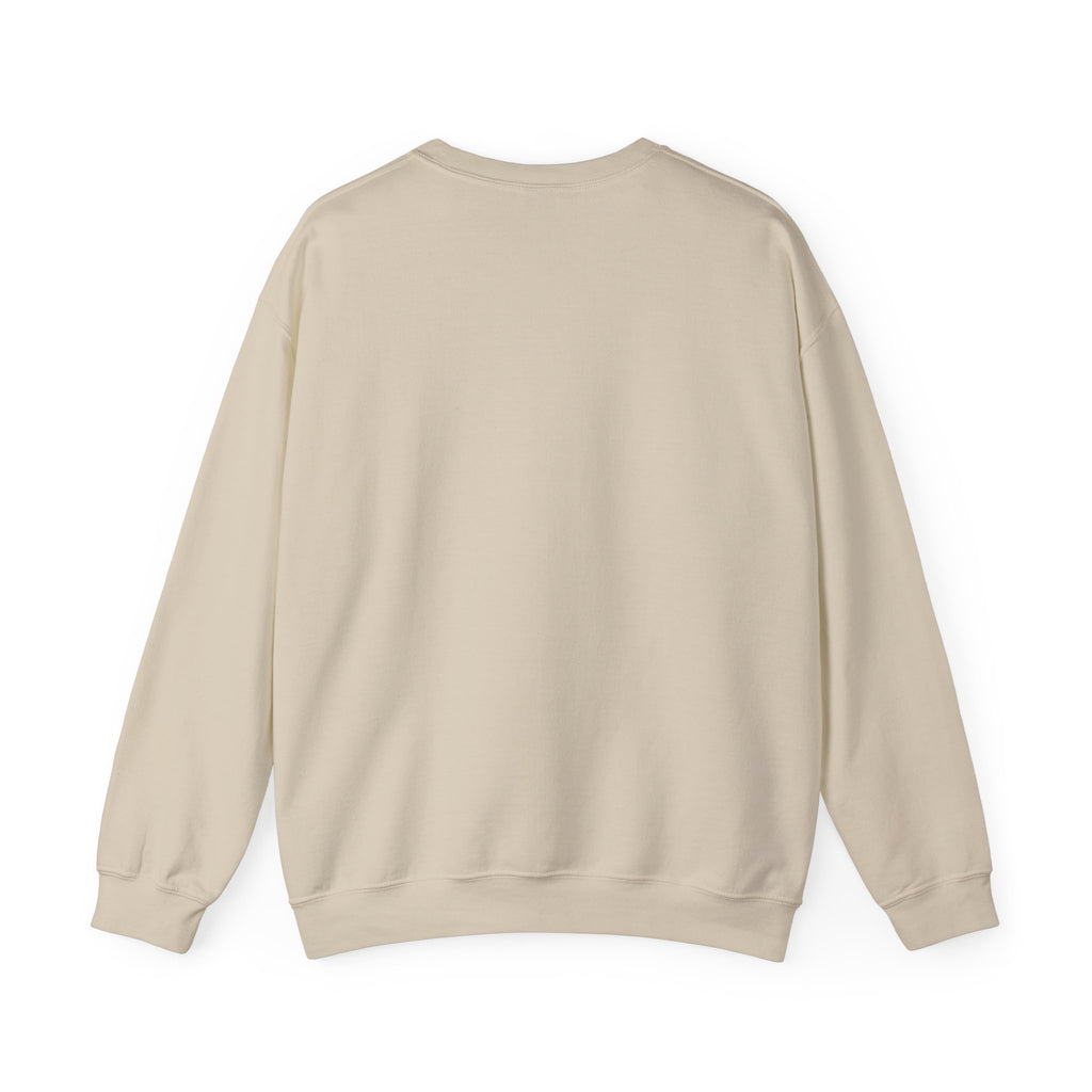 Minimal Sunrise Crewneck Sweatshirt  Small Sun & Feather Chest Graphic