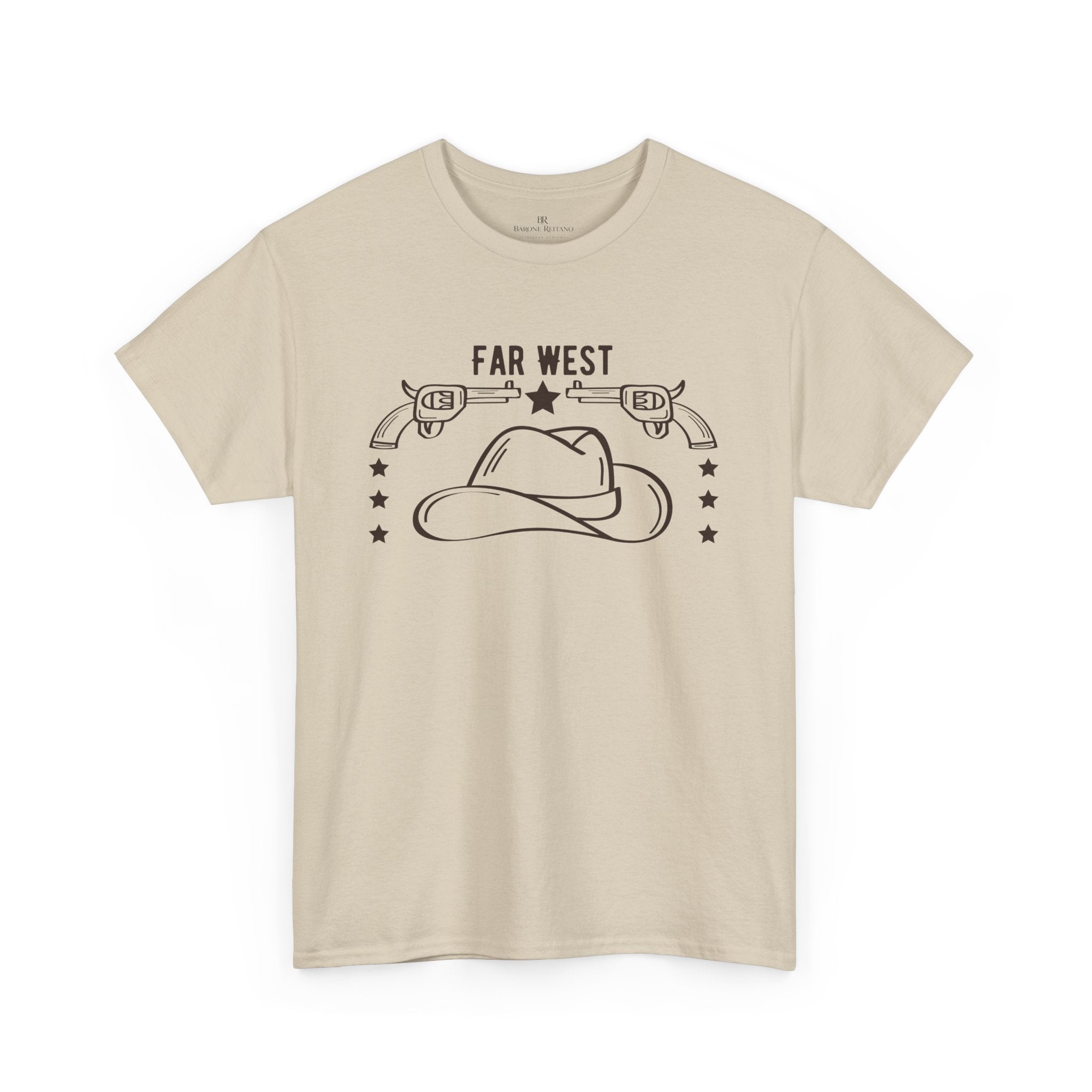 Far West Cowboy Hat Tee  Western Graphic T-Shirt