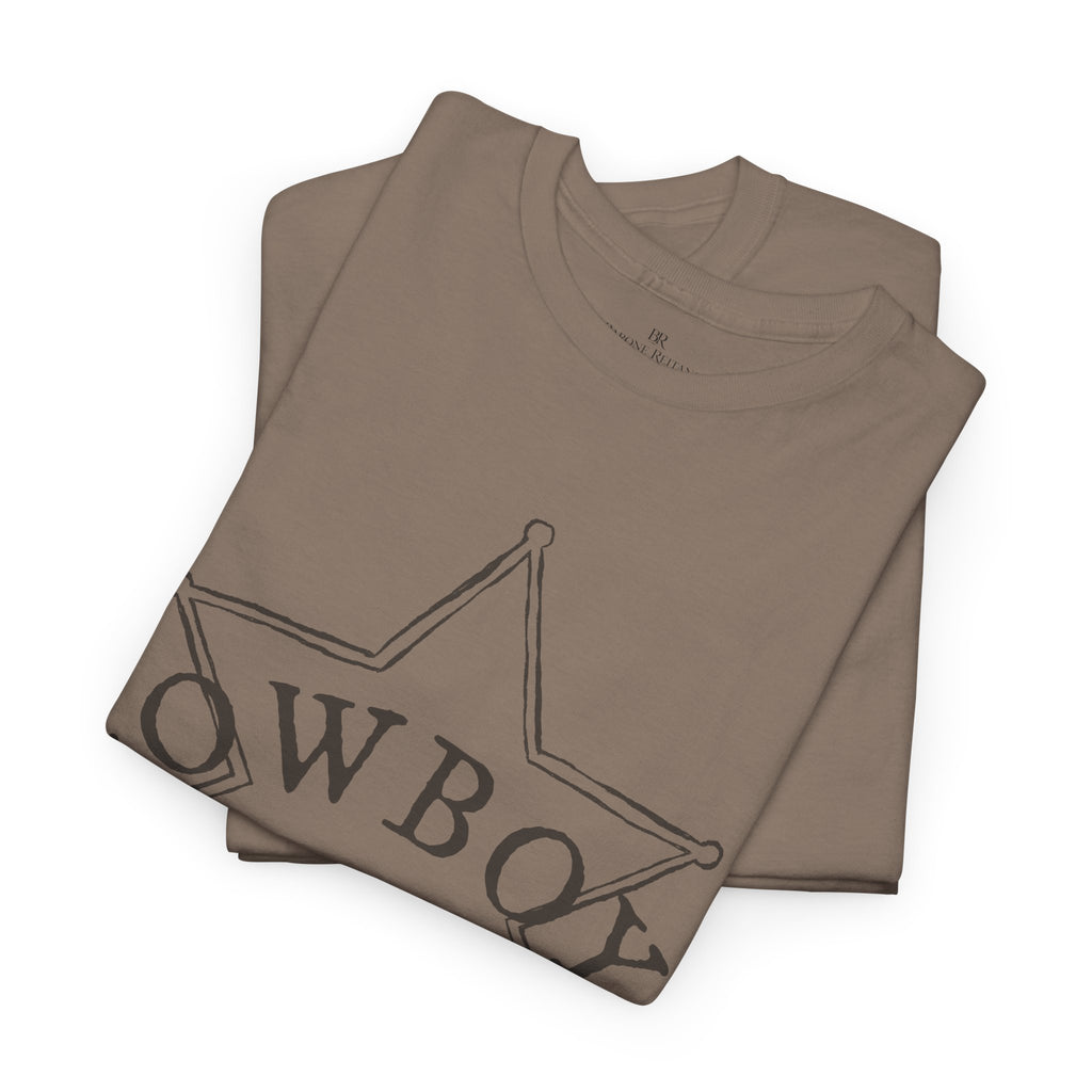 Cowboys Wyoming Sheriff Star T-Shirt — Vintage Western Tee