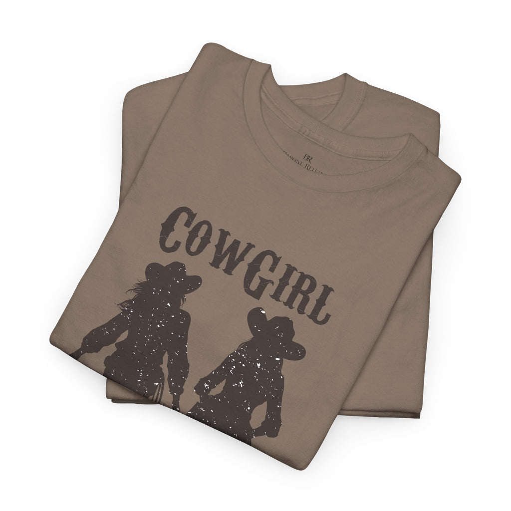 Cowgirl Graphic Tee  Vintage Western Womens Rodeo T-Shirt