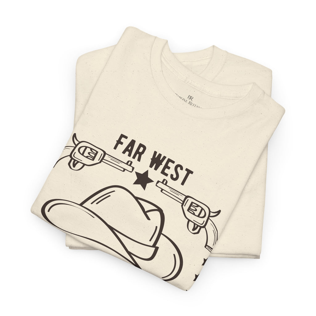 Far West Cowboy Hat Tee  Western Graphic T-Shirt