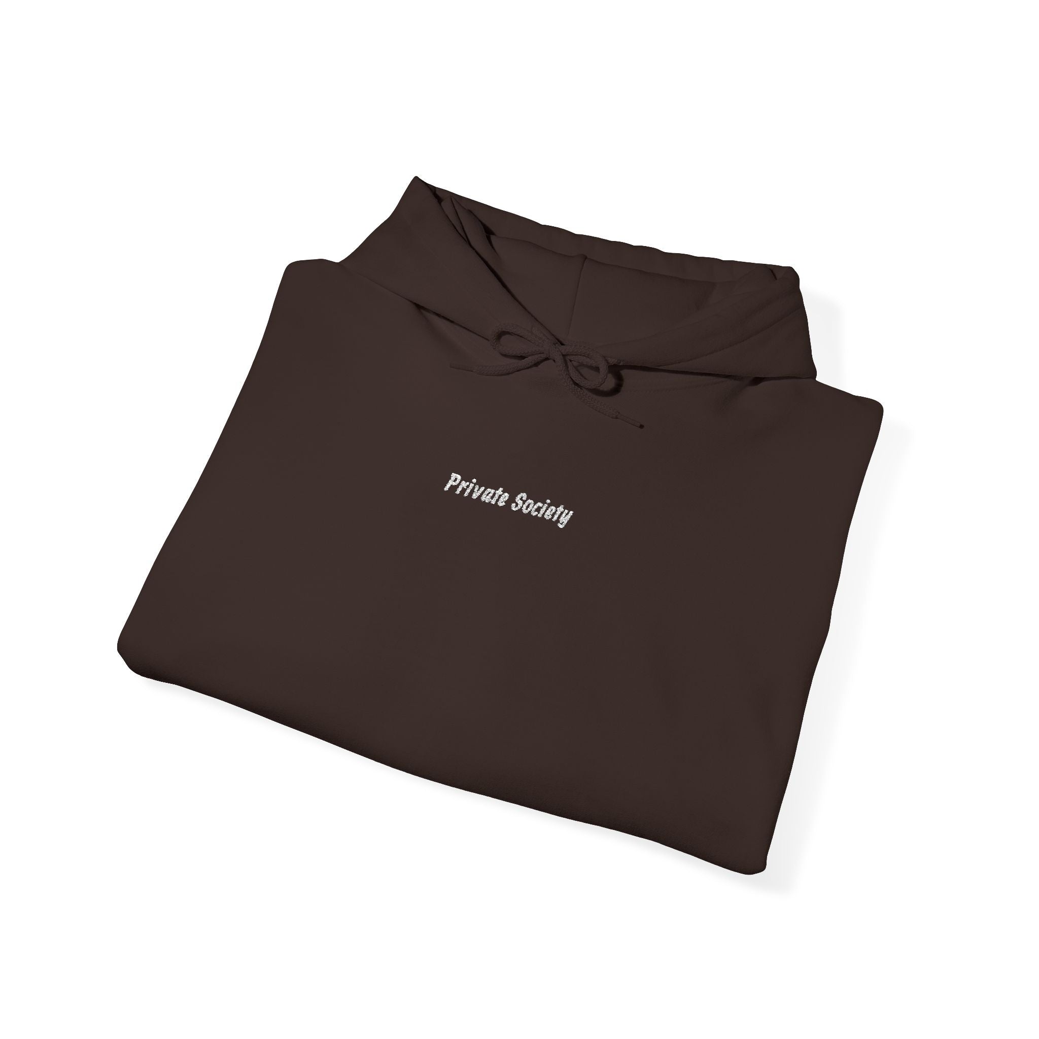 Minimal 'Artist & Sons' Brown Hoodie