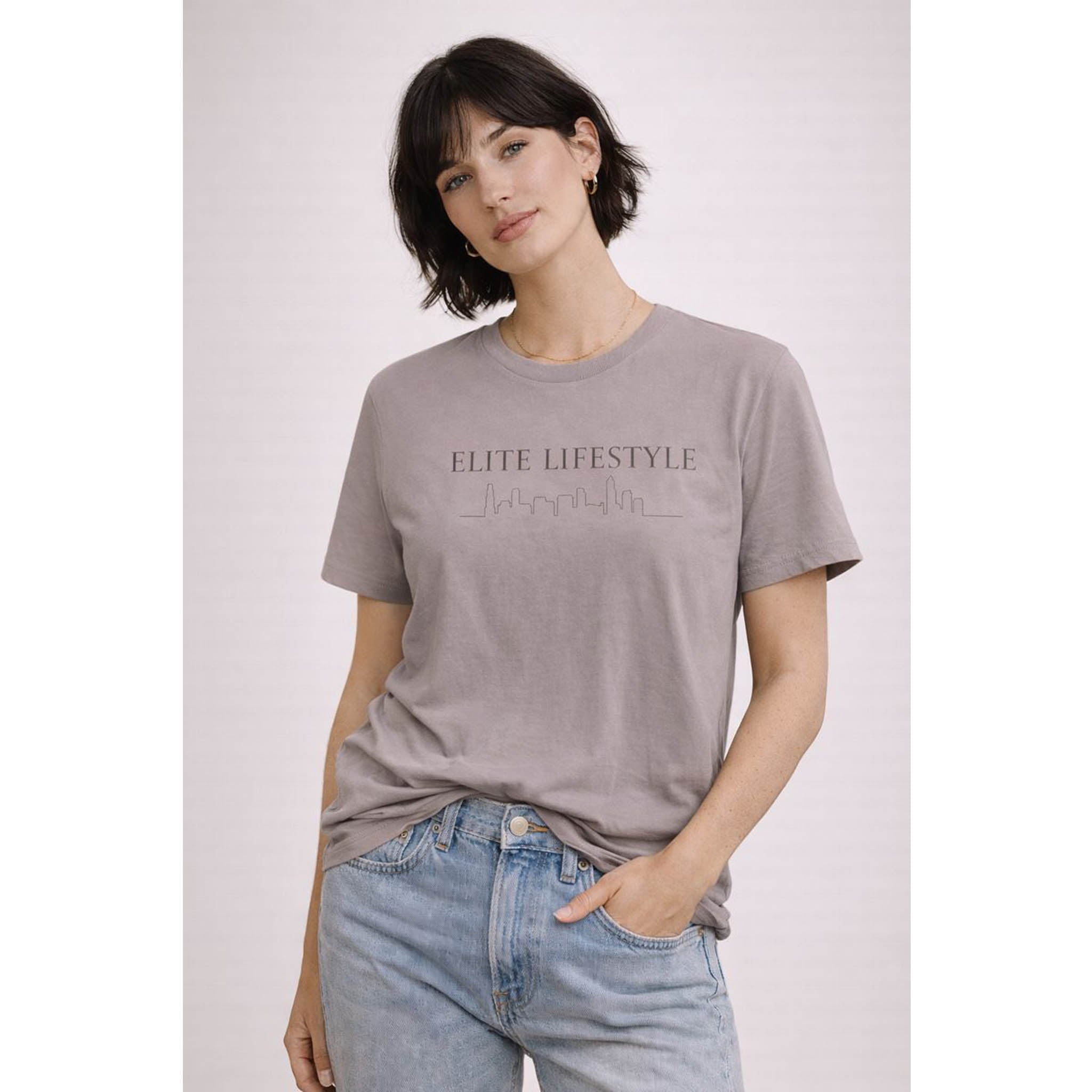 BR Elite Lifestyle Tee – Pebble Brown