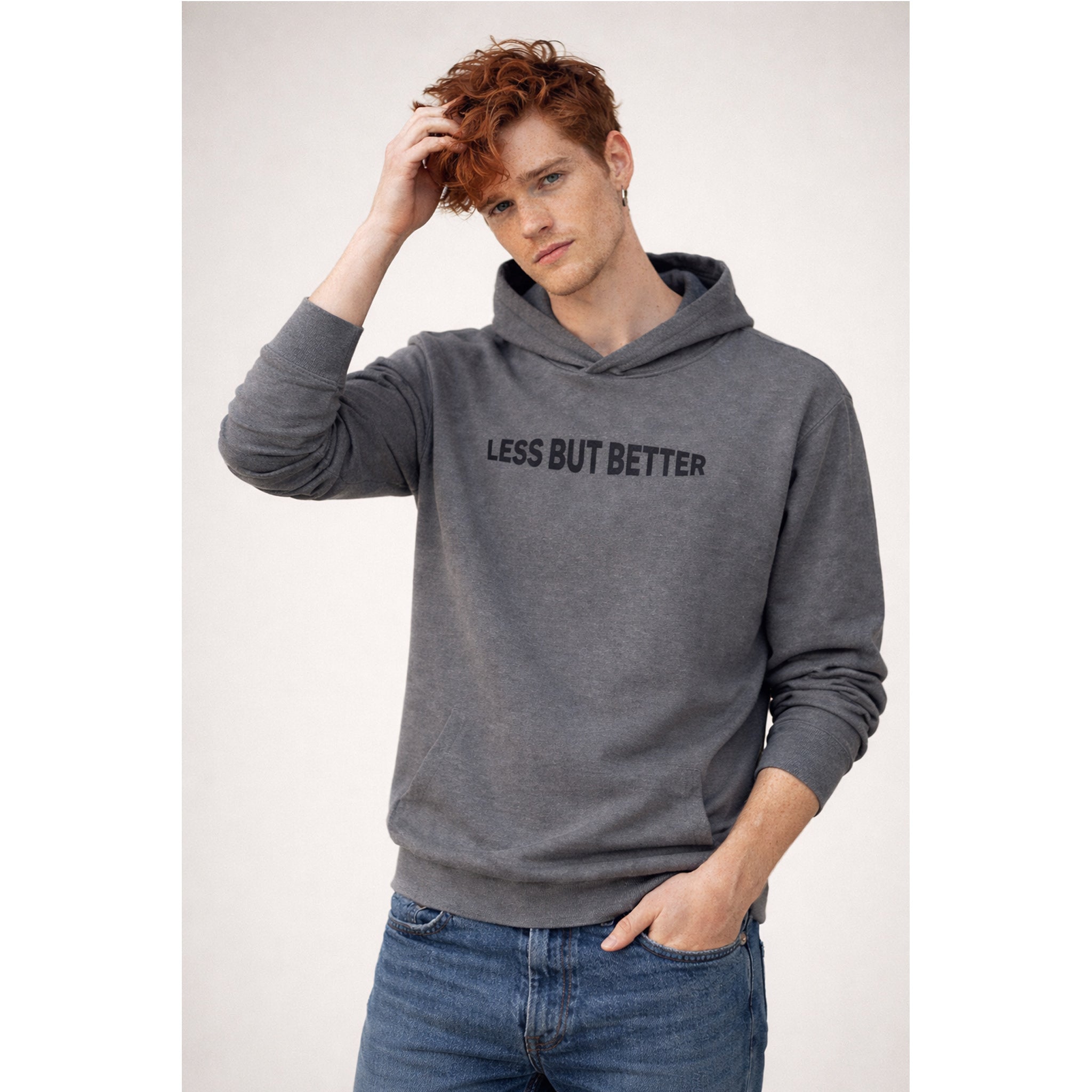 Less But Better Hooded Long Sleeve Tee