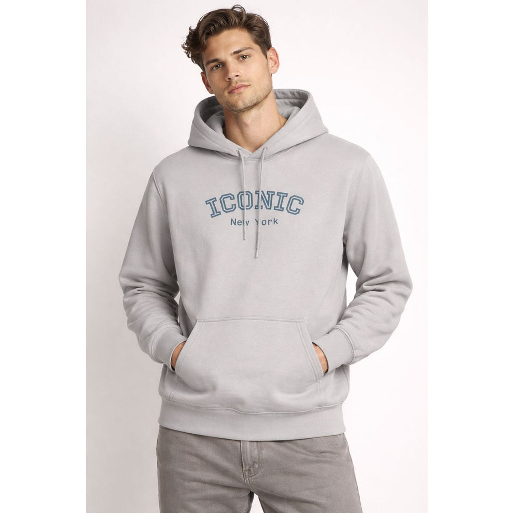 Iconic Hoodie - Minimal Arch Logo Pullover for Everyday Casual