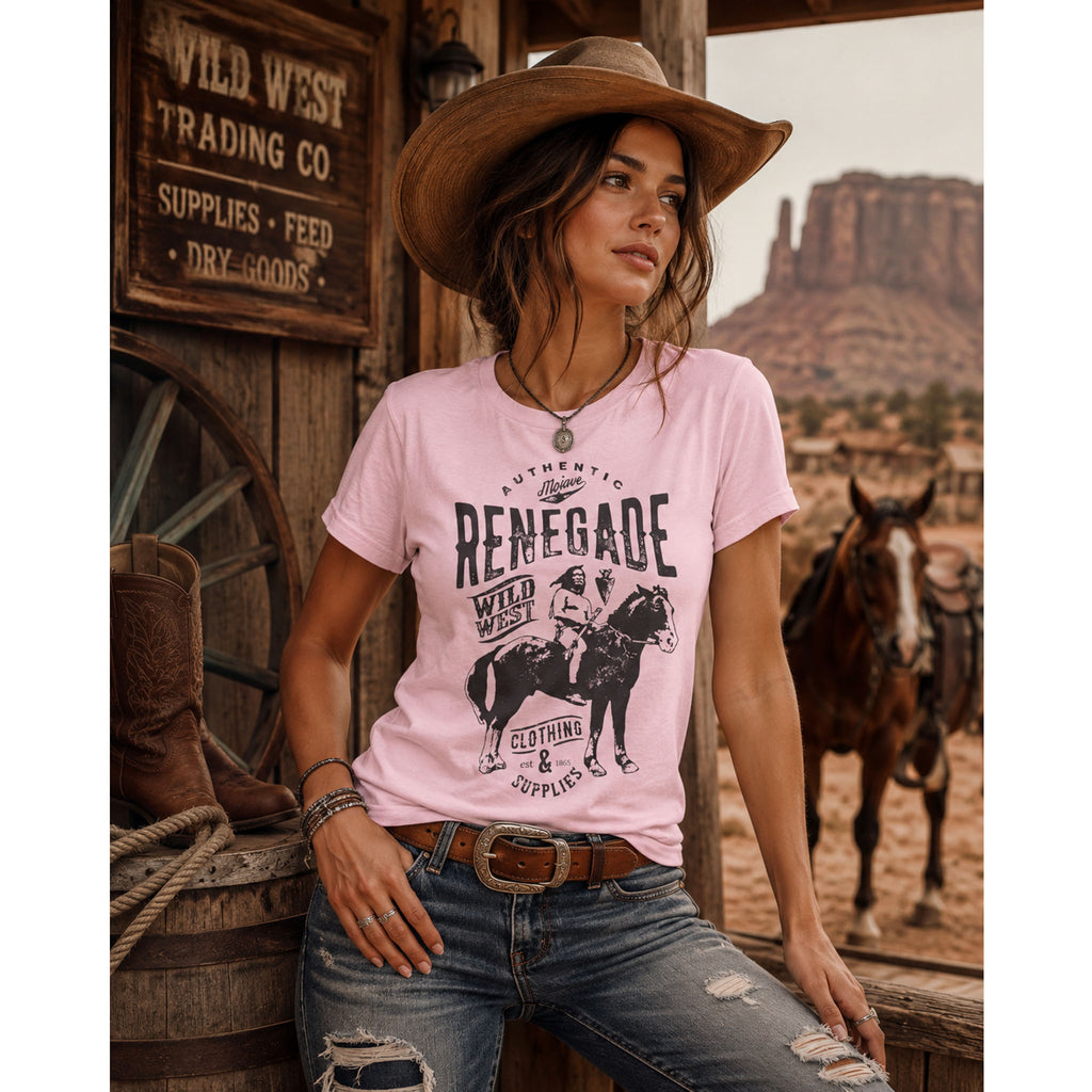 Renegade Wild West Shirt  Vintage Western T Shirt, Cowboy Graphic Tee, Retro Western Clothing