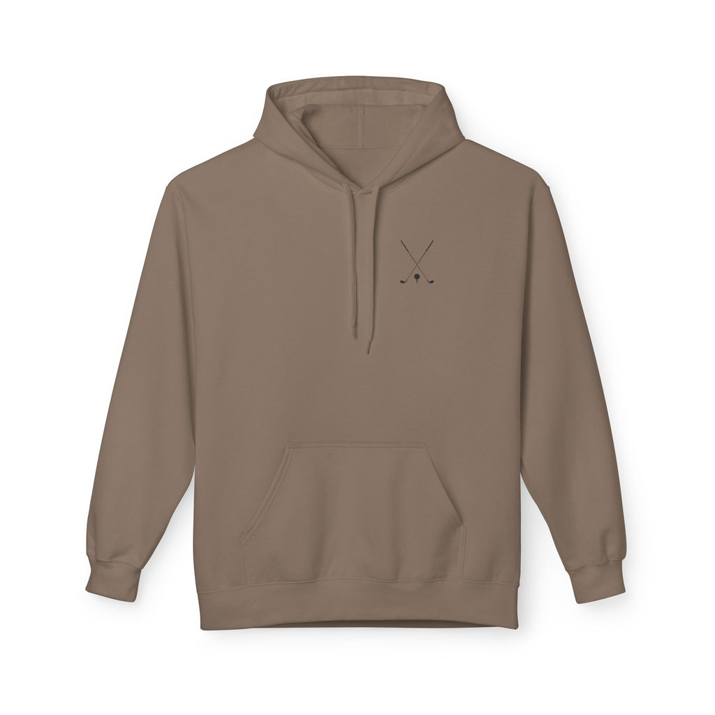 Minimalist Crossed Hockey Sticks Hoodie