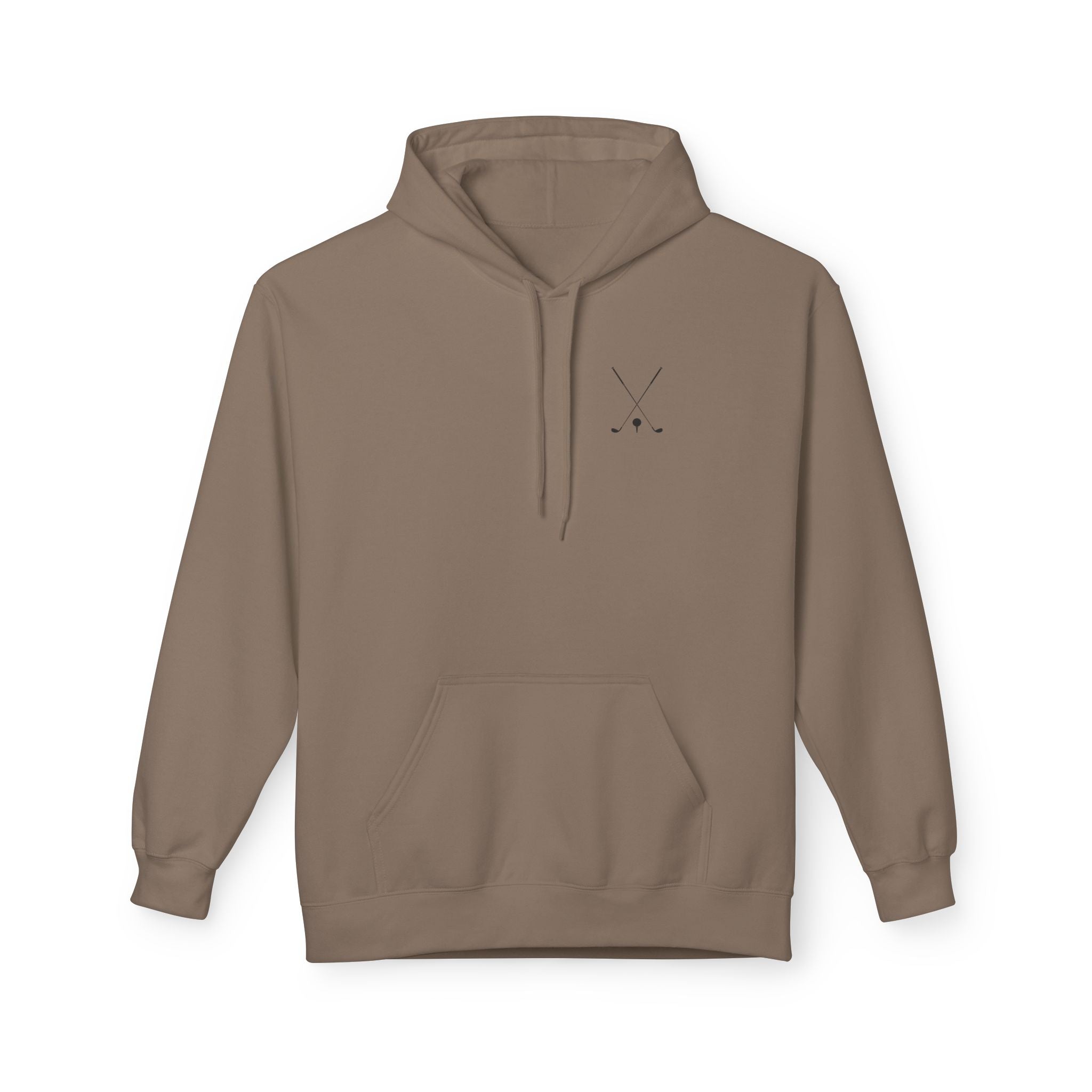 Minimalist Crossed Hockey Sticks Hoodie