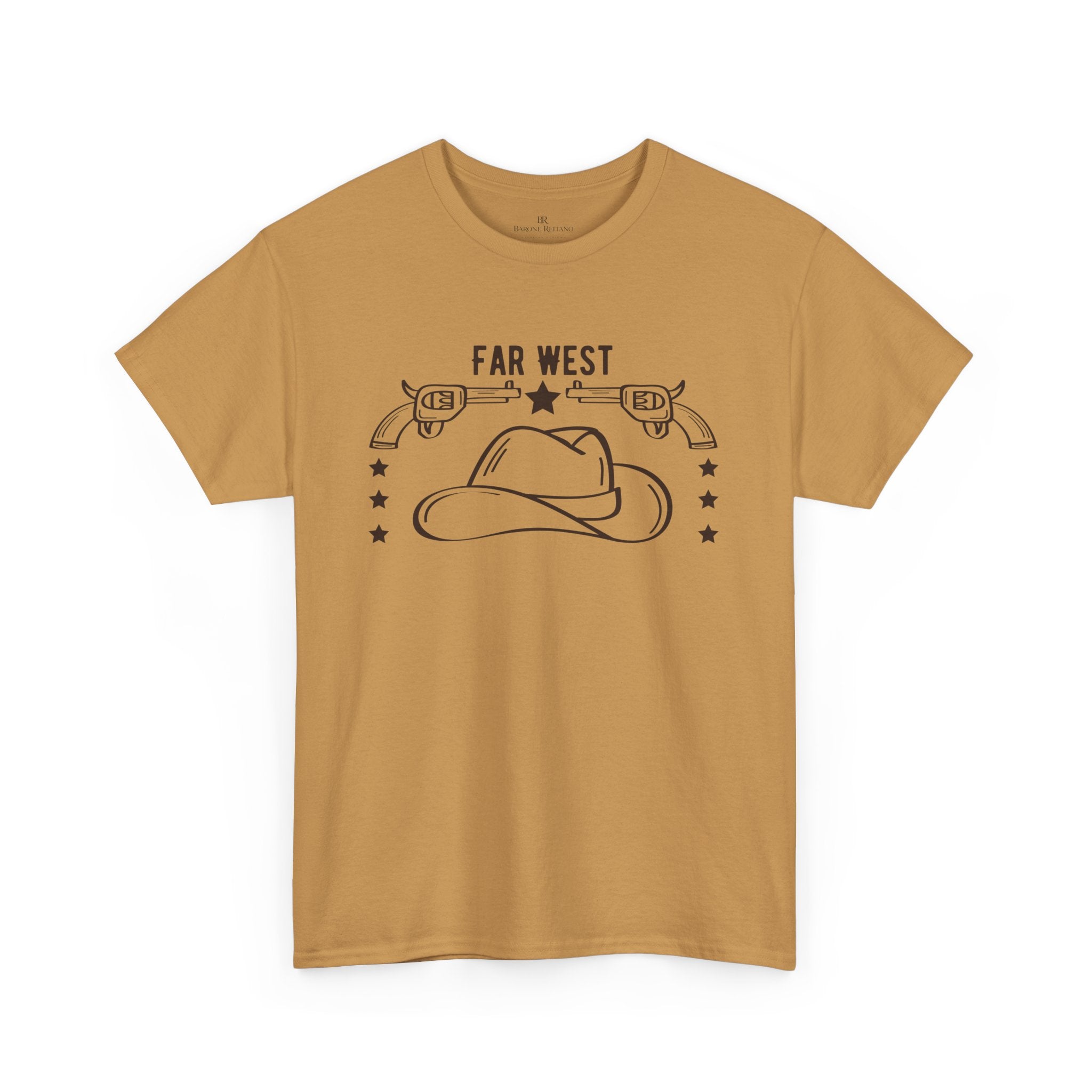 Far West Cowboy Hat Tee  Western Graphic T-Shirt