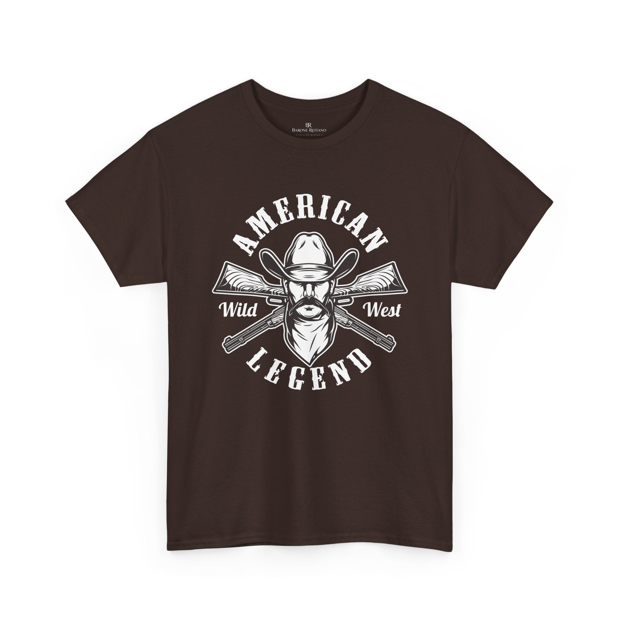 American Legend Cowboy T Shirt Wild West Graphic Tee Western Rider Shirt Vintage Cowboy Gift for Men