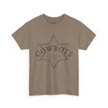 Cowboys Wyoming Sheriff Star T-Shirt — Vintage Western Tee