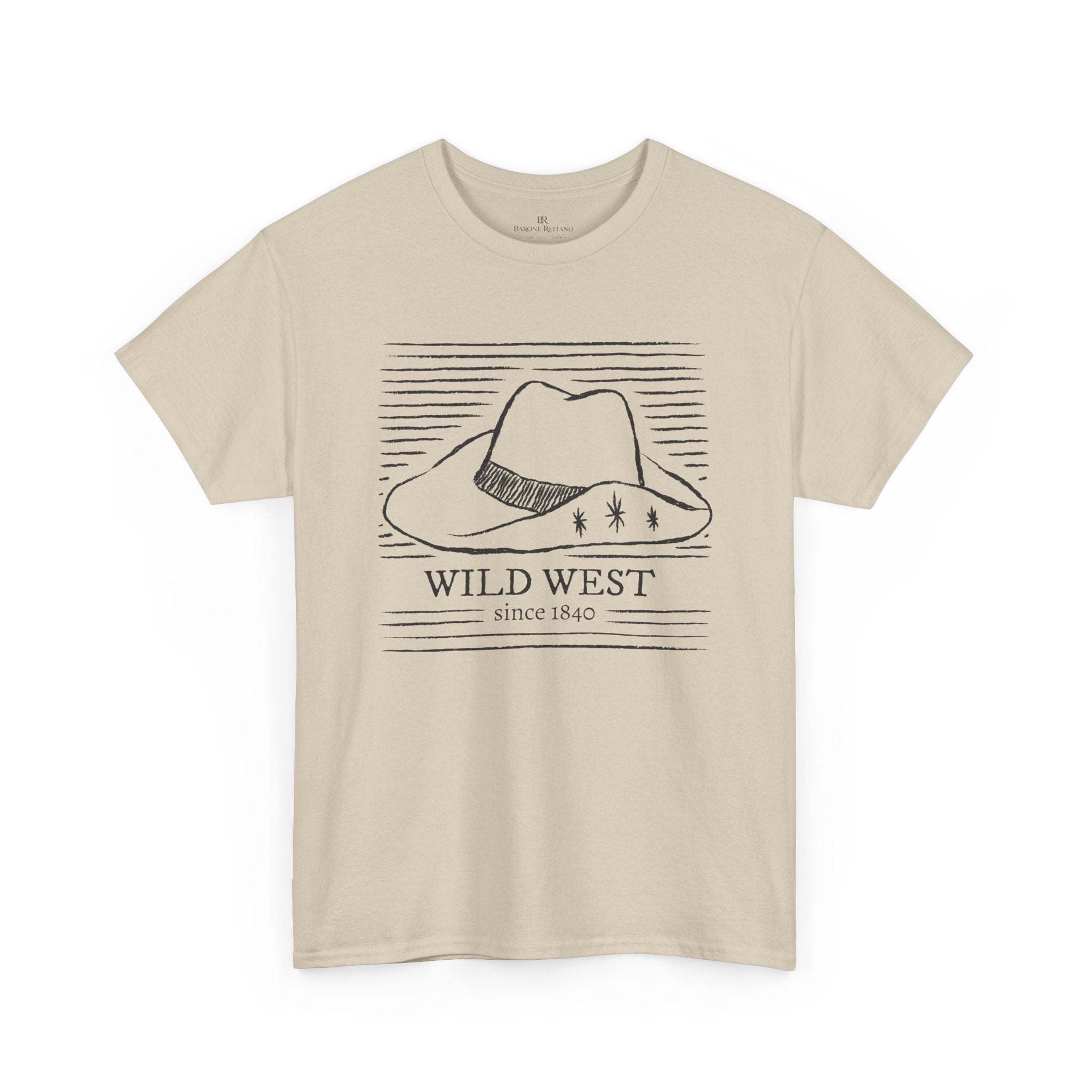 Wild West Shop Hat Tee  Vintage Western Cowboy Graphic T-Shirt