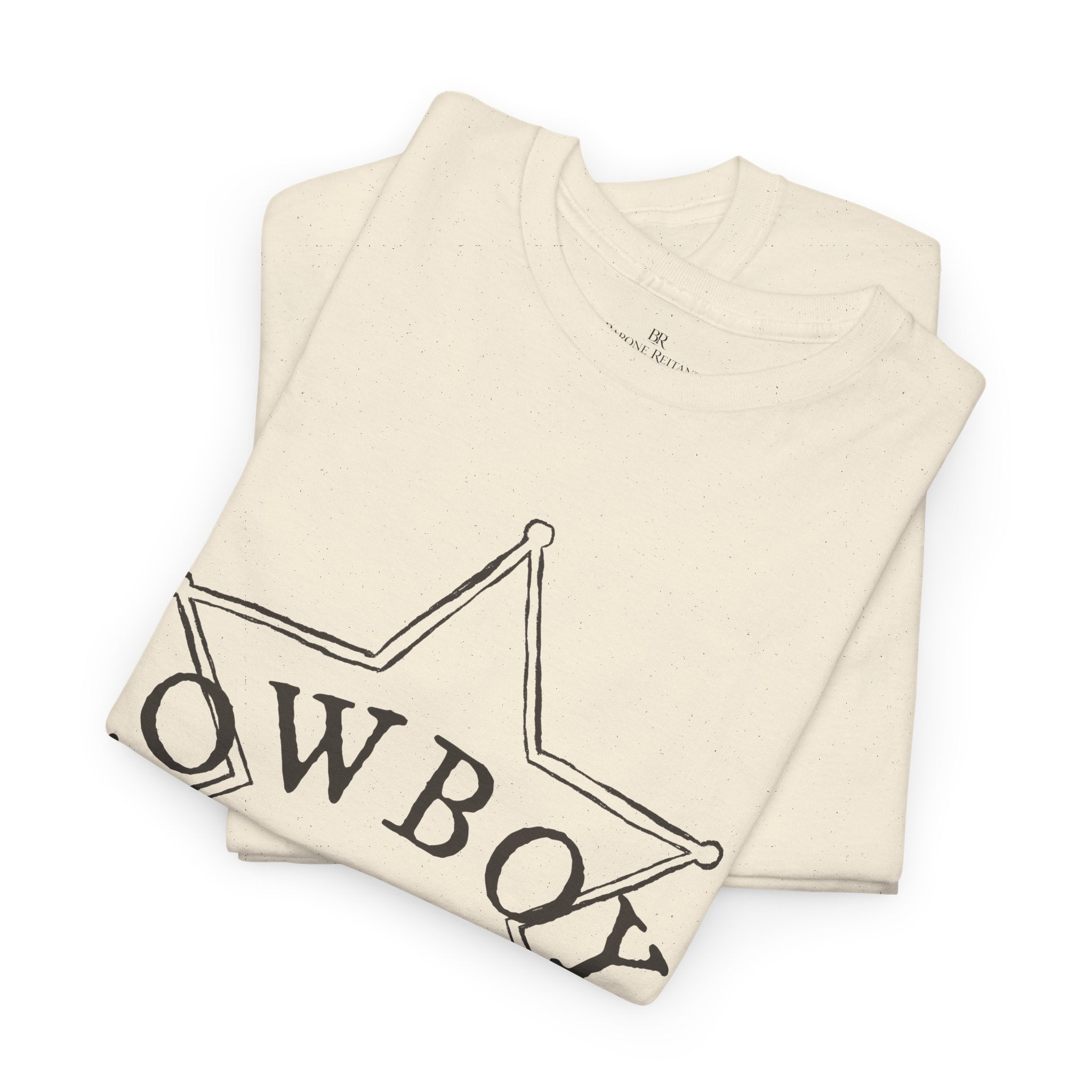 Cowboys Wyoming Sheriff Star T-Shirt — Vintage Western Tee
