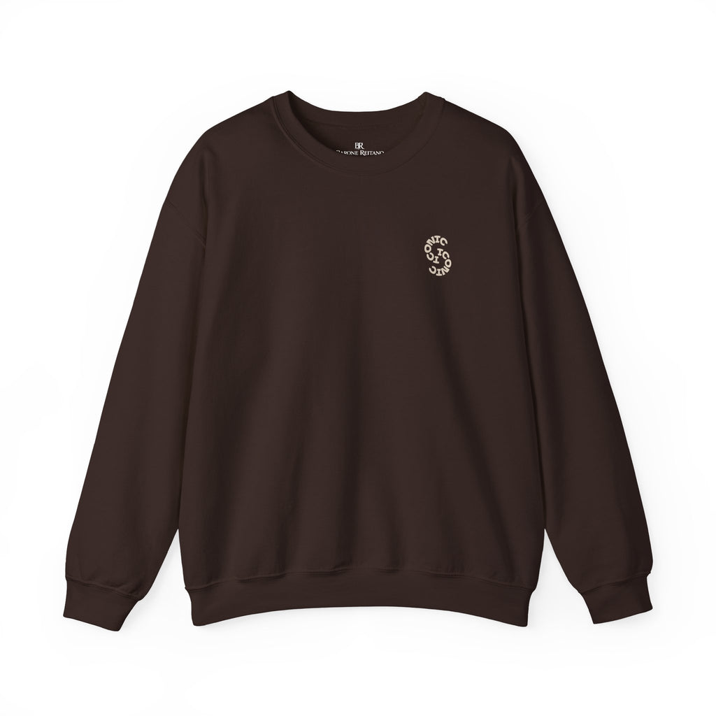 Minimalist Monogram 'Iconic' Crewneck Sweatshirt