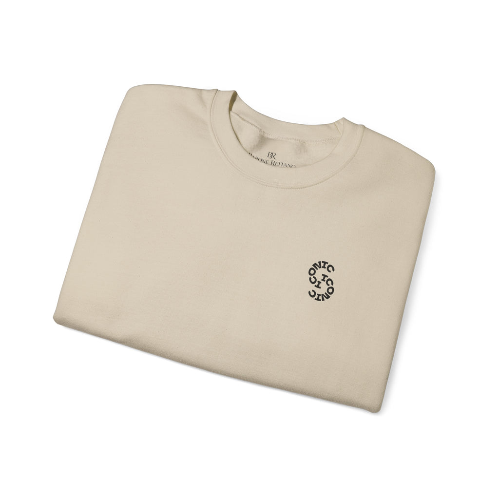 Minimalist Monogram 'Iconic' Crewneck Sweatshirt