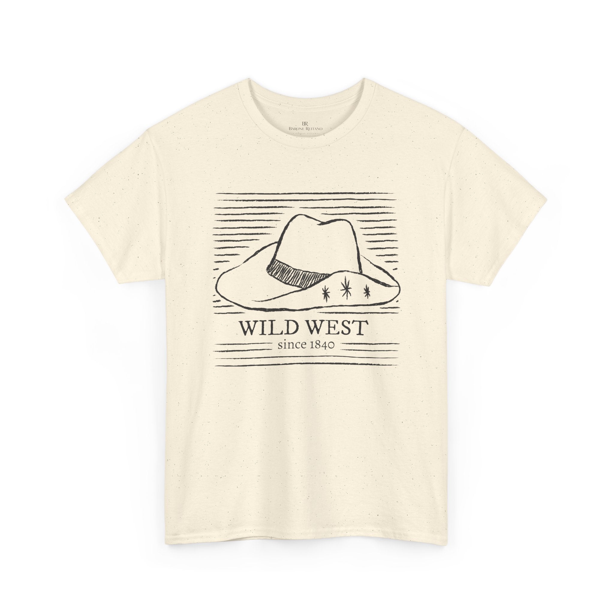 Wild West Shop Hat Tee  Vintage Western Cowboy Graphic T-Shirt