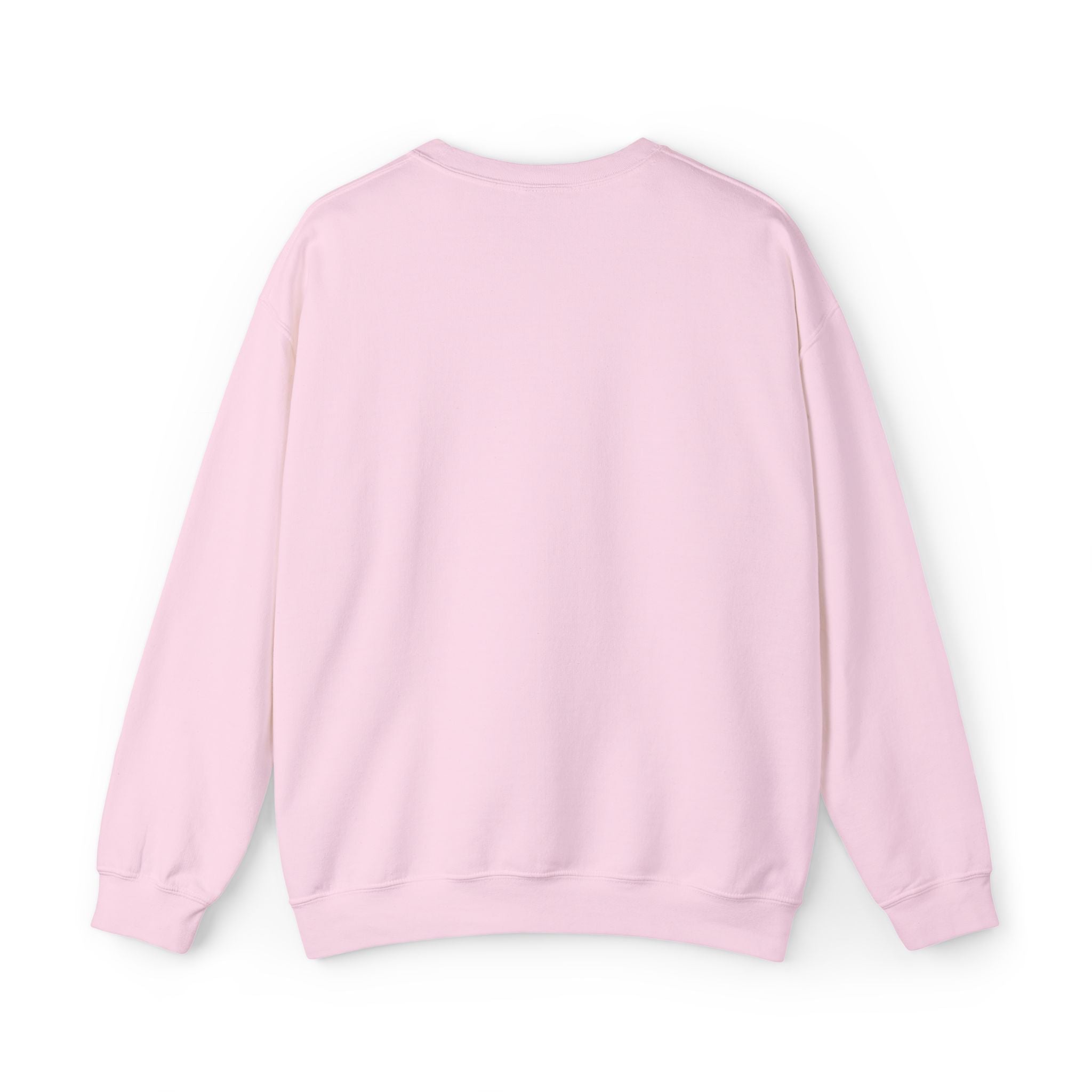 Pink Palm Crewneck Sweatshirt — Small Palm Tree Chest Embroidered Sweatshirt