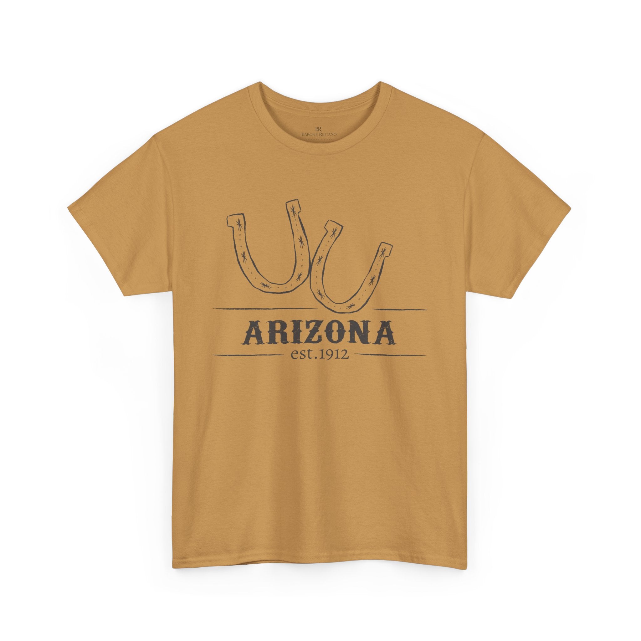 Arizona Western T Shirt Horseshoe Graphic Tee Cowboy Desert Style Shirt Vintage Southwest Gift