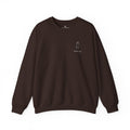 Minimalist 'Meowtain Climb' Crewneck Sweatshirt